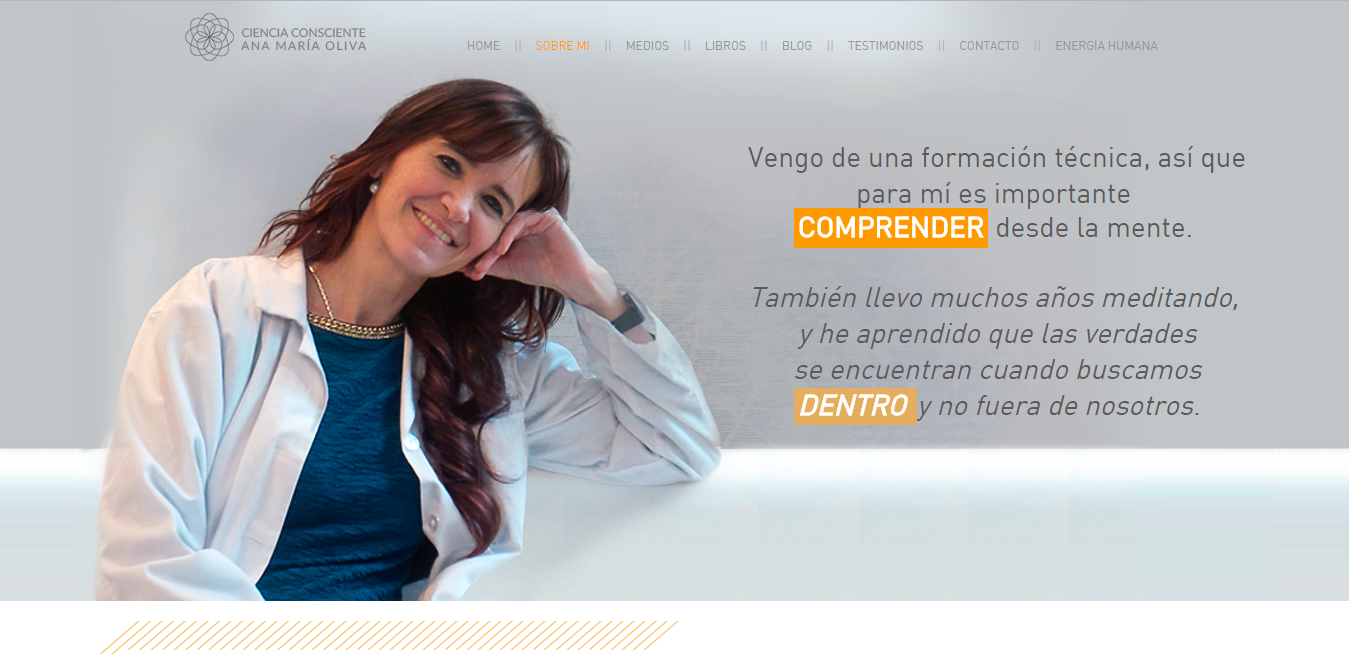 Pagina web de La Doctora Ana María Oliva