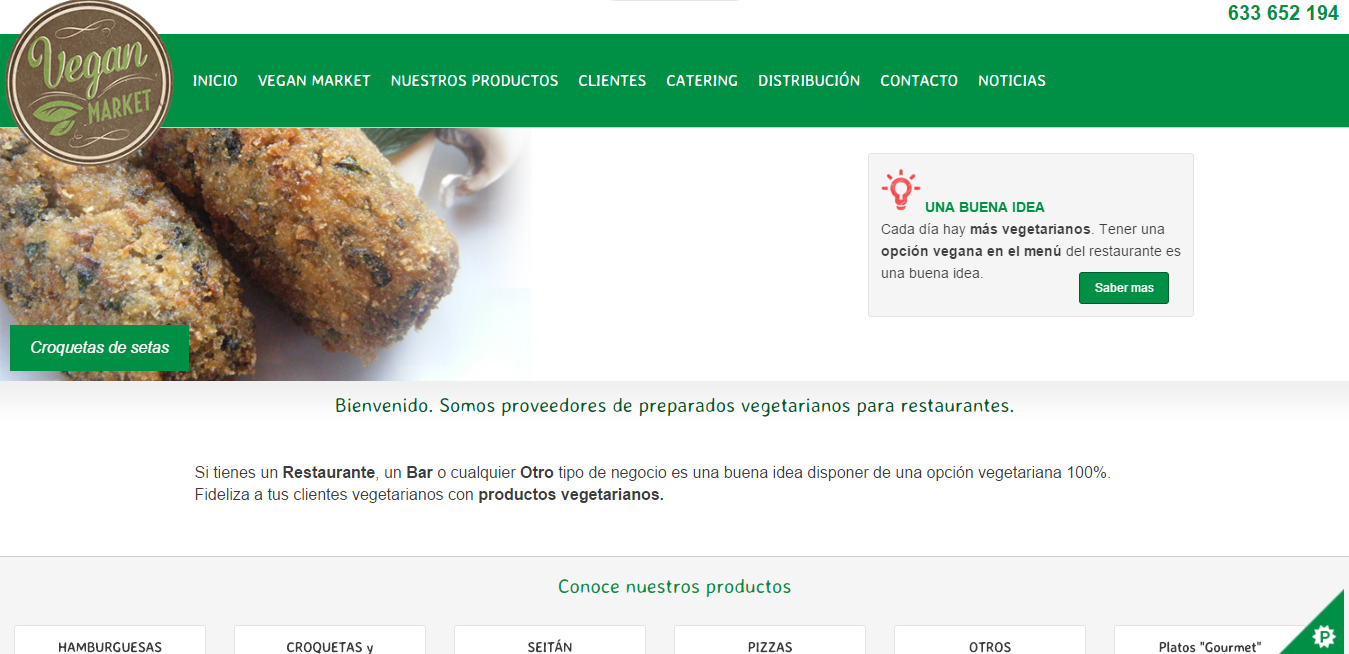 Proveedor Vegetariano