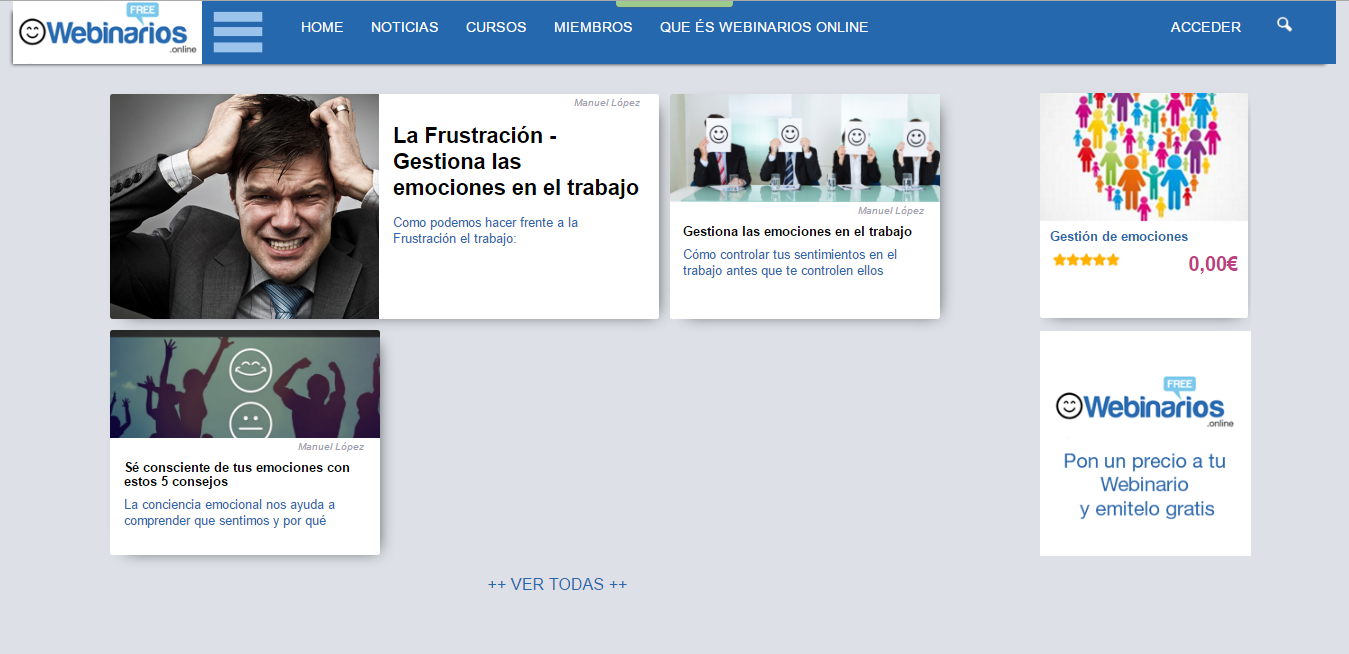 Webinarios online