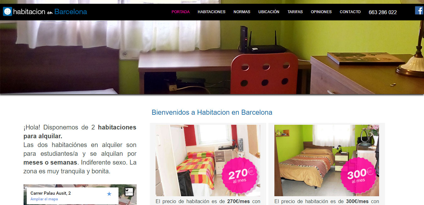 Habitación en Barcelona