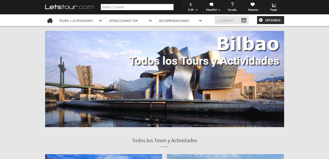 Traduccion automatica de una web de viajes